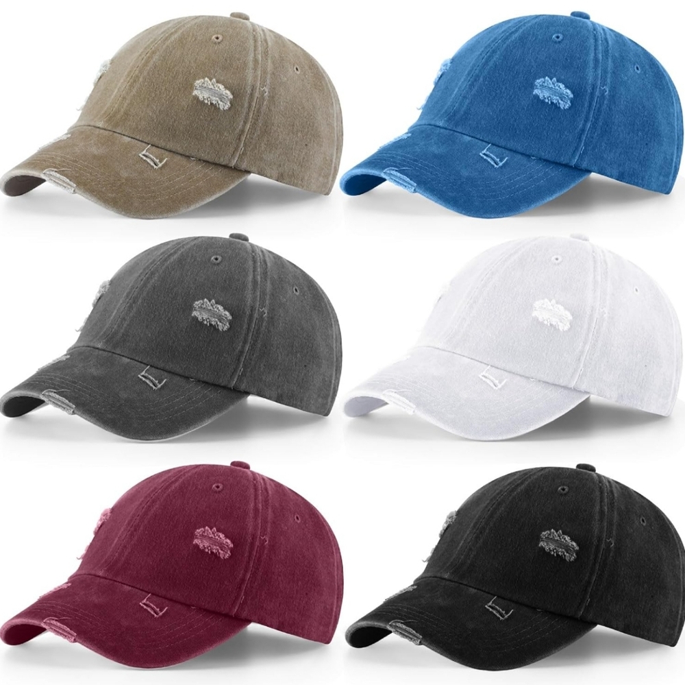 Vintage Style Distressed Dad Hat